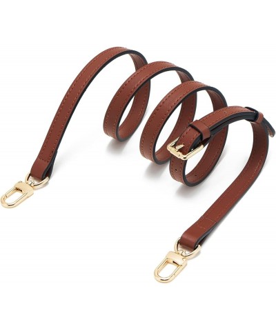 Leather Purse Strap Adjustable Replacement Long Shoulder Bag Strap for Handbag,Crossbody Bag with Golden Buckles Brown $13.80...