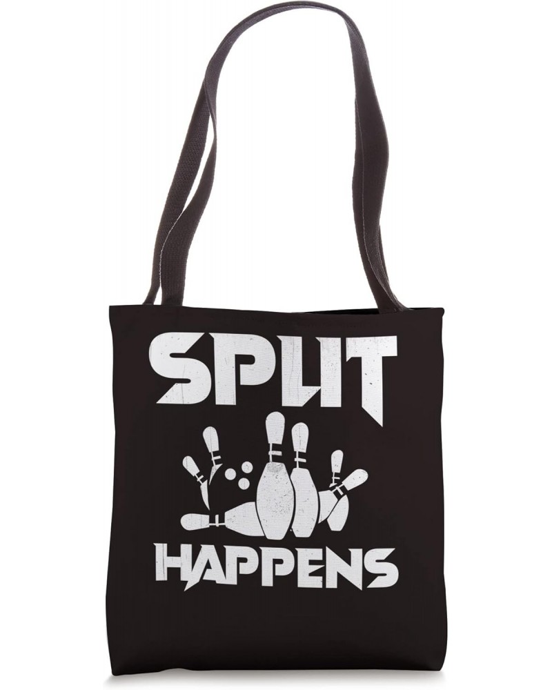 Bowling Smashing Pins - Split Happens Tote Bag $14.45 Totes