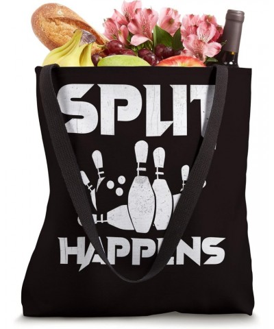 Bowling Smashing Pins - Split Happens Tote Bag $14.45 Totes