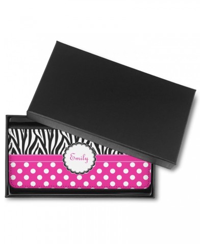 Zebra Print & Polka Dots Leatherette Ladies Wallet (Personalized) $20.64 Wallets