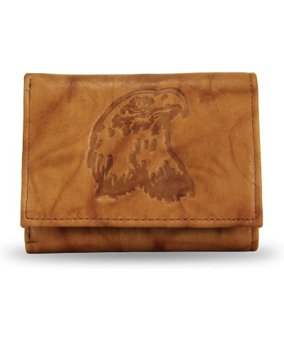 Outdoor Scene Embossed Trifold Wallet Eagle Head $18.11 Wallets