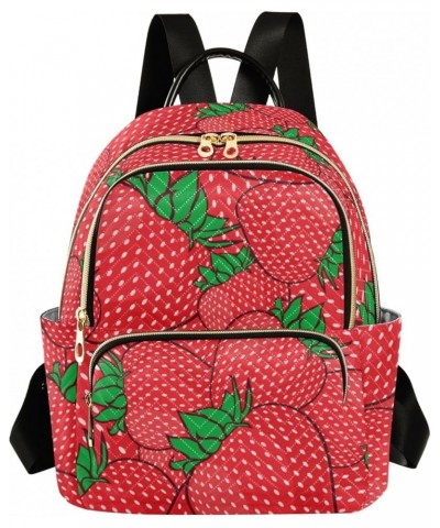 Travel Backpack Purse for Women Fashion Anti-theft Work Casual Red Strawberry Daypack Shoulder Bag Medium Size Medium $15.91 ...