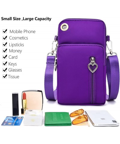 Universal Crossbody Wallet Phone Bag for Women Mini Shoulder Arm Bag Cell Phone Purse Compatible for iPhone/Samsung Galaxy… L...