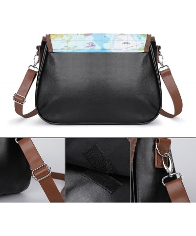 Small Crossbody Shoulder Purse with Adjustable Strap, Waterproof Leather Satchel Casual Travel Handbag for Women Style(381) $...