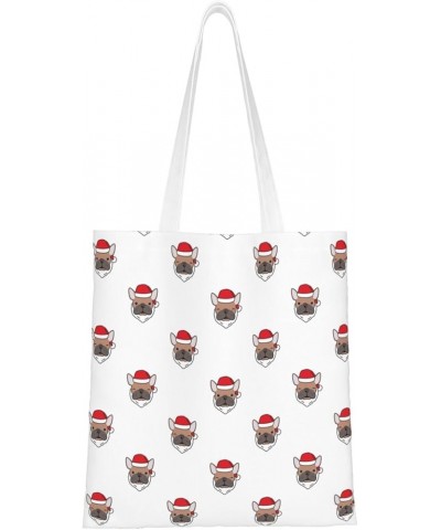 Merry Christmas Single Shoulder Fashion Canvas Tote Shopping Bags Handbags For Men And Women Merry Christmas10 $11.92 Totes