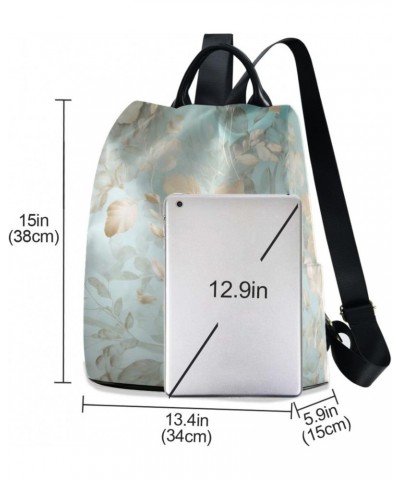 Women Fashion Backpack - Luxury Golden Flower, Anti Theft Casual Daypack Shoulder Bag Purse for Travel Work 15 inches $21.72 ...