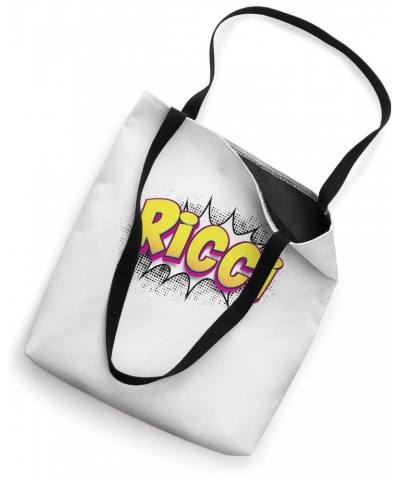 Ricci Custom Name Comic Book Style Pop Art, Ricci Tote Bag $13.35 Totes