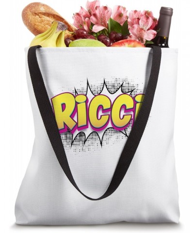 Ricci Custom Name Comic Book Style Pop Art, Ricci Tote Bag $13.35 Totes