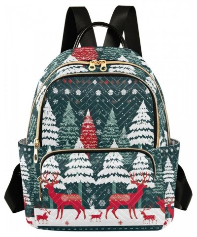 Fantasy World Flower Sea Women's Backpack, Summer Backpack, Fancy Backpack, S Winter Christmas Forest Deer-5 Medium $18.01 Ba...