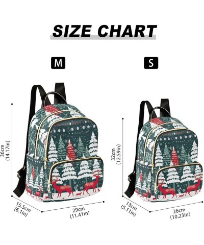 Fantasy World Flower Sea Women's Backpack, Summer Backpack, Fancy Backpack, S Winter Christmas Forest Deer-5 Medium $18.01 Ba...