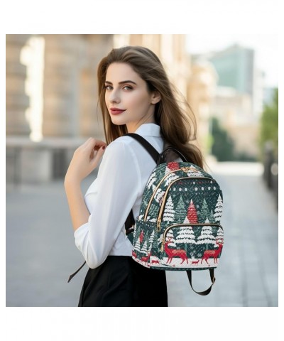 Fantasy World Flower Sea Women's Backpack, Summer Backpack, Fancy Backpack, S Winter Christmas Forest Deer-5 Medium $18.01 Ba...