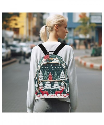 Fantasy World Flower Sea Women's Backpack, Summer Backpack, Fancy Backpack, S Winter Christmas Forest Deer-5 Medium $18.01 Ba...