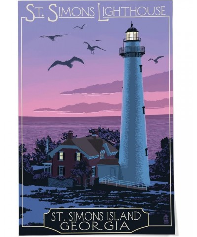 24x36 Inch Giclee Print, St. Simons, Georgia, Lighthouse $26.49 Totes