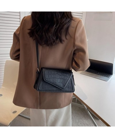 Crossbody Bag for Women Trendy Mini Purse Casual Shoulder Bag with Adjustable Strap Black $17.00 Shoulder Bags