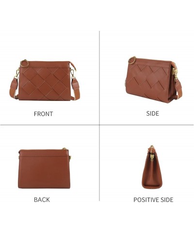 Purses for Women Soft PU Leather Shoulder Bag Ladies Crossbody Purse Pocketbooks for Women Brown $19.35 Shoulder Bags