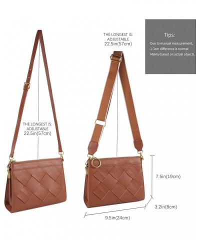 Purses for Women Soft PU Leather Shoulder Bag Ladies Crossbody Purse Pocketbooks for Women Brown $19.35 Shoulder Bags