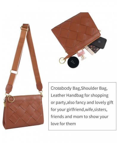 Purses for Women Soft PU Leather Shoulder Bag Ladies Crossbody Purse Pocketbooks for Women Brown $19.35 Shoulder Bags