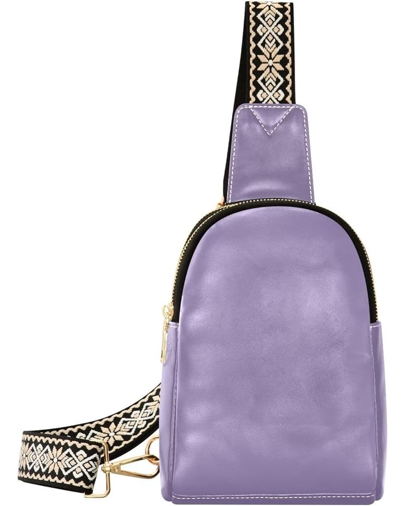 Cute Kids Boho Elements Women Cross Body Handbags, Waterproof, Durable, and Stylish Grayish Purple $9.68 Crossbody Bags