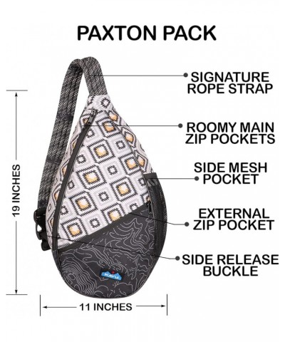 Paxton Pack Backpack Rope Sling Bag - Color Run Mellow Motif $29.38 Backpacks