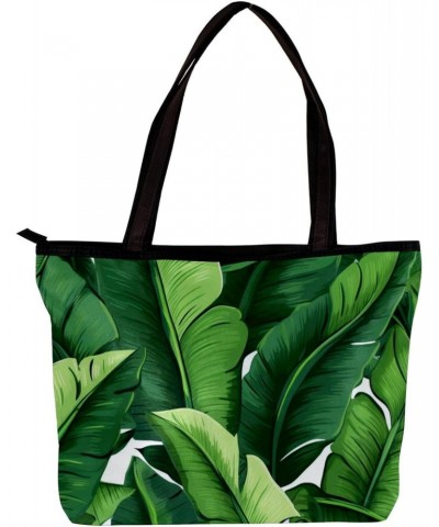 The Tote Bag For Women,Purses For Women,Handbags For Women,Banana Leaves Pattern Vector Handbags $14.38 Totes