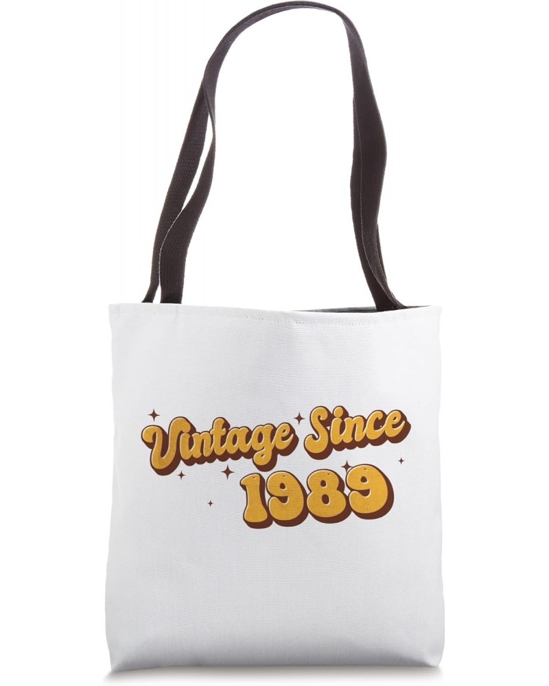 Vintage since 1989 34 Years being a Perfection 34th Birthday Tote Bag $15.23 Totes