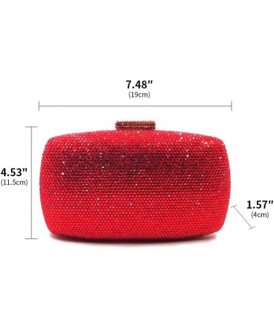 Women Rhinestone Clutch Purses Unique Purses for Women Money Bags for Party Diamond Purses Women's Evening Handbags Red $30.0...