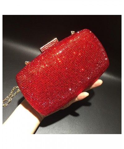 Women Rhinestone Clutch Purses Unique Purses for Women Money Bags for Party Diamond Purses Women's Evening Handbags Red $30.0...