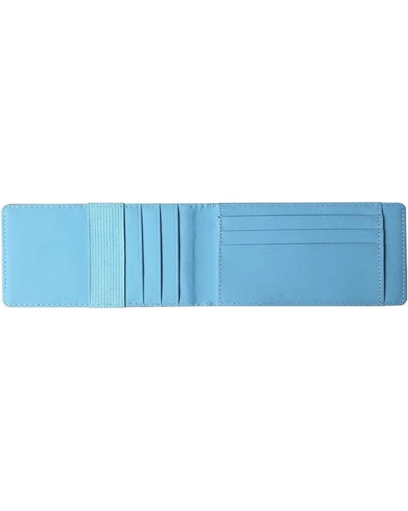 Women Mini Wallet Elastic Ribbon Woman Money Clip Men Small Credit Card Purse Slim Cash Holder For Man (Color : Red) Blue $38...