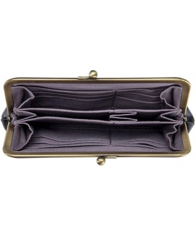 Oil Wax Leather Clutch Bag for Women Small Evening Purse Wallet (Black) Wine Red $17.81 Evening Bags