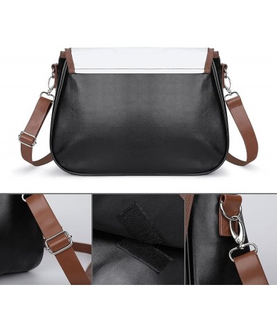 Fashion Crossbody Bags Women's Shoulder Bags Classic City Leather Satchels Hobo Bags Chinese Red-crowned Crane Color2 $25.91 ...