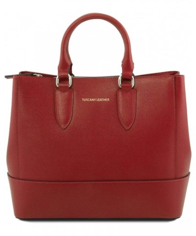 TLBag Saffiano leather handbag Red $110.46 Handbags