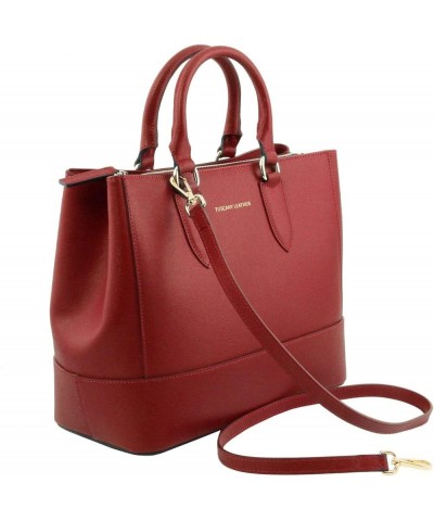 TLBag Saffiano leather handbag Red $110.46 Handbags