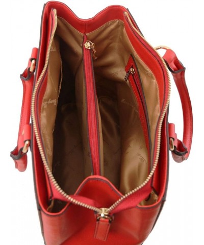 TLBag Saffiano leather handbag Red $110.46 Handbags