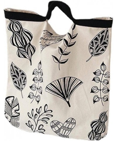 NC Ins New Hand Bag idle Style Large Capacity Shopping Bag Graffiti wenyifan White Radish baiseluobu $9.35 Handbags