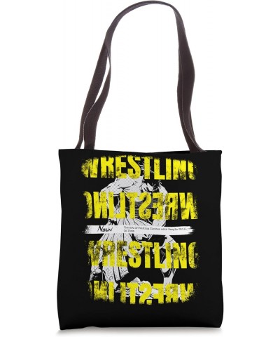 Wrestling Folding Clothes With People Still In Them Wrestler Tote Bag $9.87 Totes