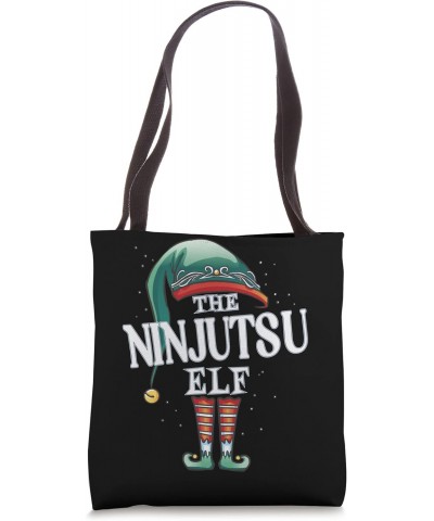 Ninjutsu Elf Christmas Group Xmas Pajama Party Tote Bag $11.71 Totes