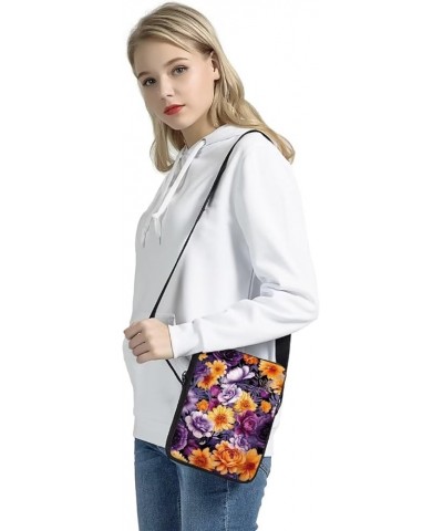 Crossbody Womens Kids Multi Pockets Zipper Medium Casual Shoulder Bag Flower Blossoms $6.11 Totes