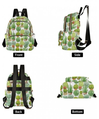 Cactus Backpack for Women Fashion Shoulder Bags Small Casual Daypack Travel Bag S 202a0362 M(11.4"x6.1"x14.17") 202a0362 $21....