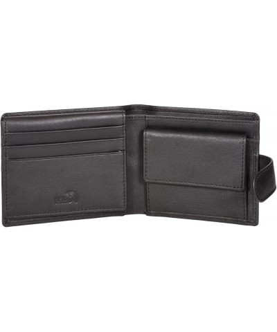 Genuine Leather Medium Black RFID Protected Men Wallet (7 Card Slots), Black, M, Casual $17.94 Wallets