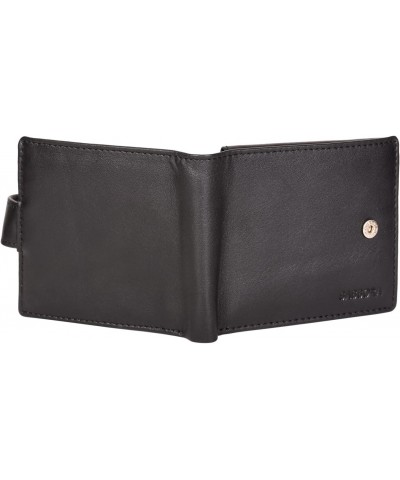 Genuine Leather Medium Black RFID Protected Men Wallet (7 Card Slots), Black, M, Casual $17.94 Wallets