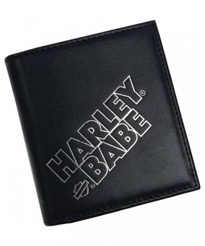 Harley-Davidson Women's Metallic Harley Babe B&S Genuine Leather Wallet - Black $23.63 Wallets