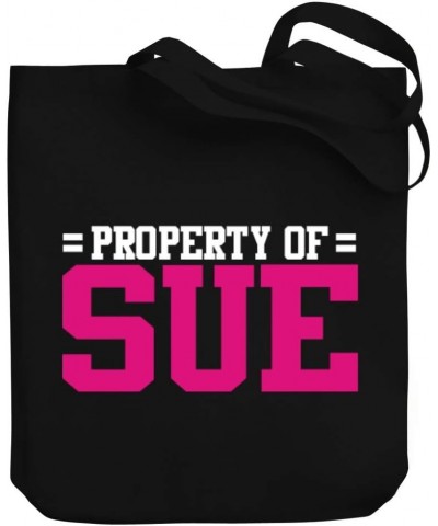 Property of Sue Bicolor Canvas Tote Bag 10.5" x 16" x 4 $16.80 Totes