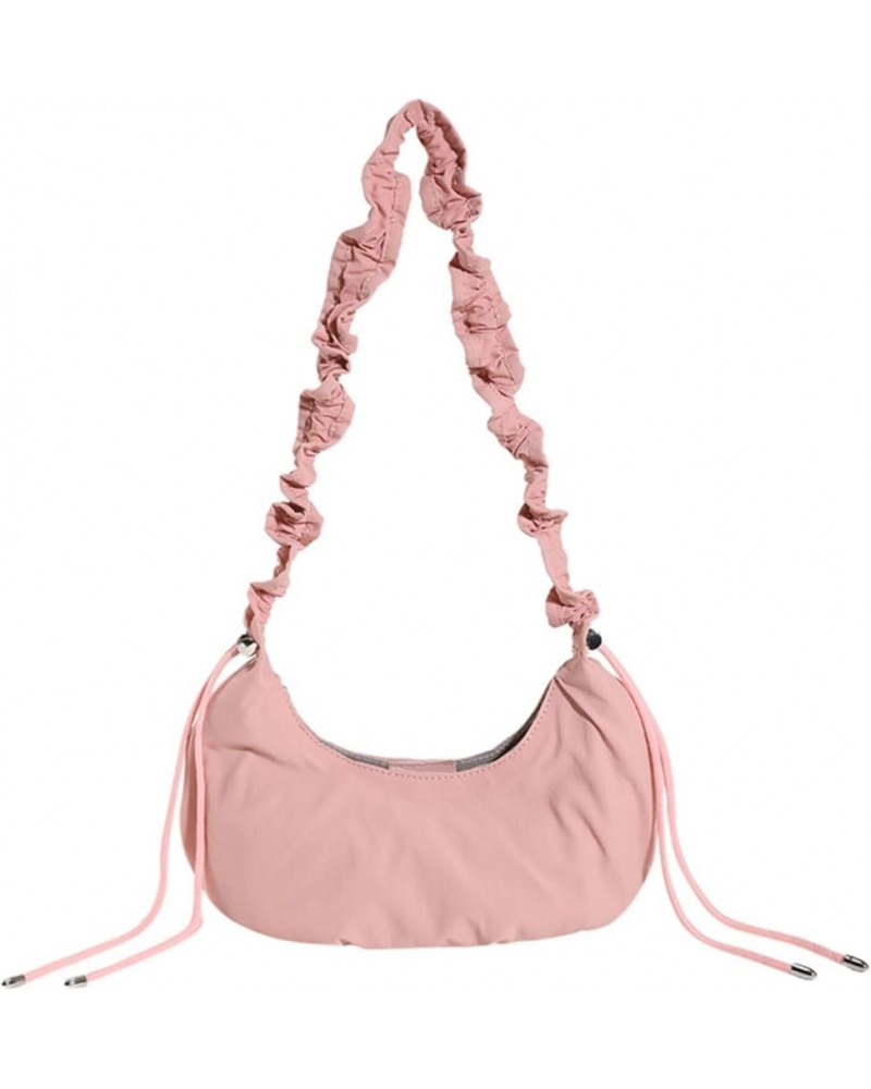 Y2k Purse Small Purses Cross Body Bag Summer Purse Cute Purse Adjustable 2 In 1 Drawstring Pink $11.18 Crossbody Bags