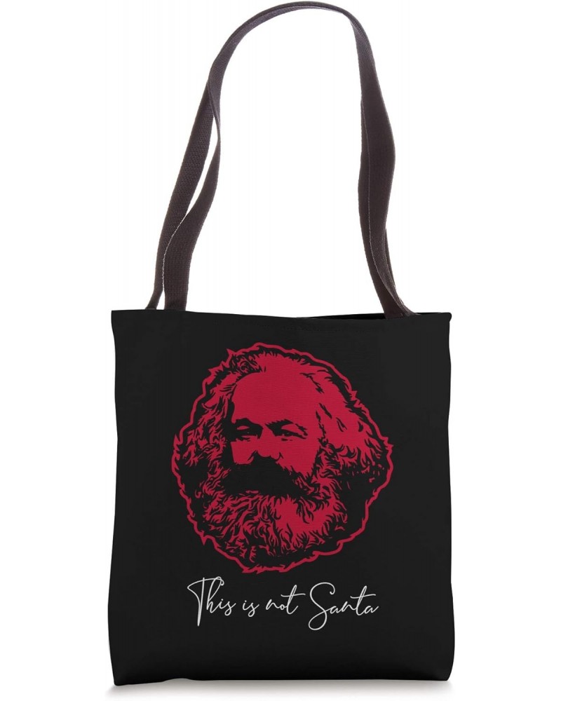 Karl Marx Parody - This is not Santa Tote Bag $11.04 Totes