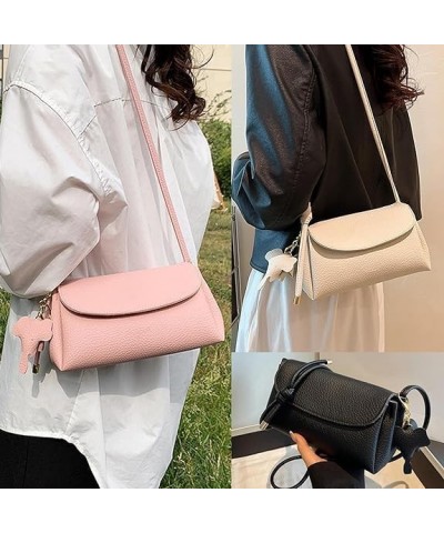 Women's High end Fashion Crossbody Bag with Elephant Pendant, Fashion Flap Purse, Adjustable Shoulder Handbag. A $11.15 Shoul...