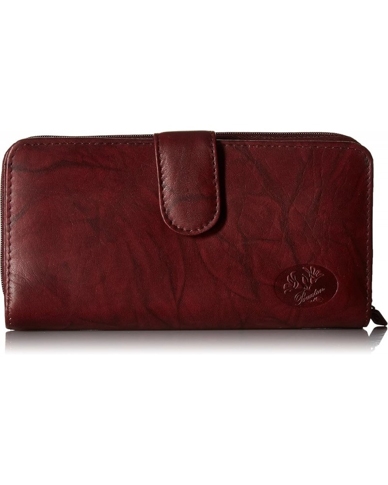 Women's Heiress Ensemble Clutch Wallet Burgundy $37.60 Wallets