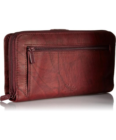 Women's Heiress Ensemble Clutch Wallet Burgundy $37.60 Wallets