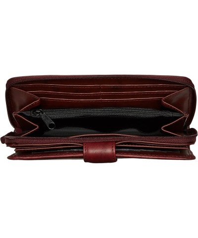 Women's Heiress Ensemble Clutch Wallet Burgundy $37.60 Wallets