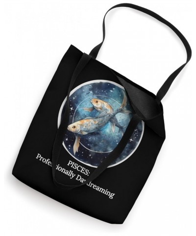 Pisces Zodiac, Daydreaming Fishes Sign - Funny Astrology Tote Bag $11.61 Totes