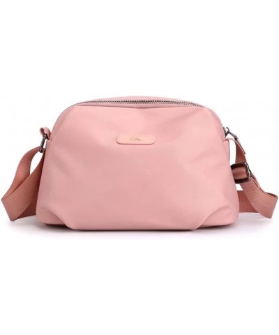 Shoulder Bag for Women Lightweight Crossbody Bag Waterproof Handbag Casual Satchel Nylon Purse Pink $18.47 Satchels